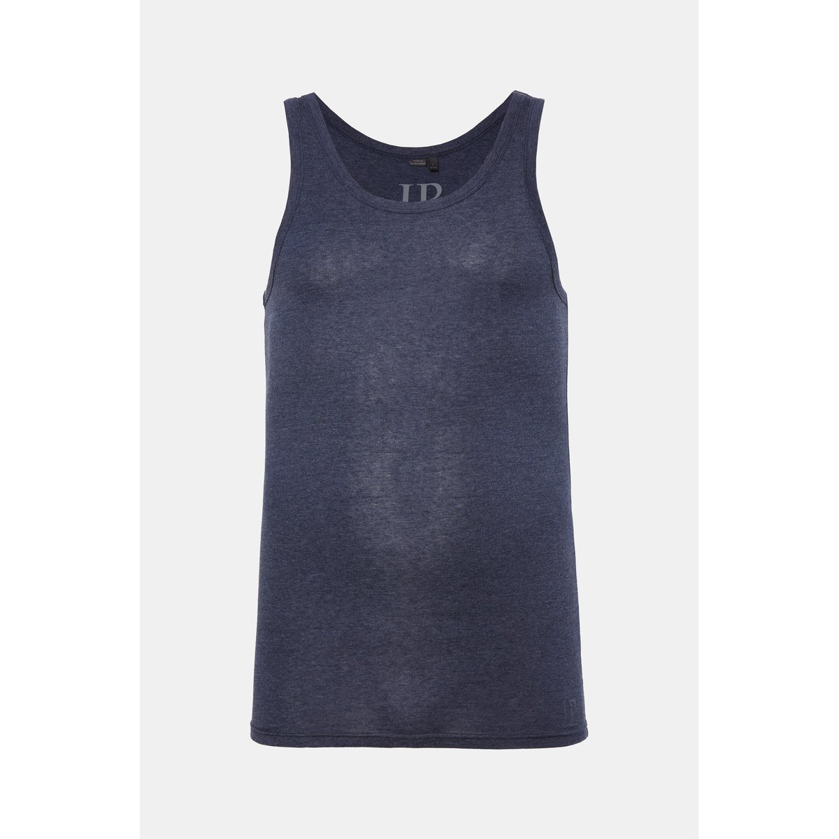Maillot de corps, jersey côtelé chiné bleu marine, JP1880
