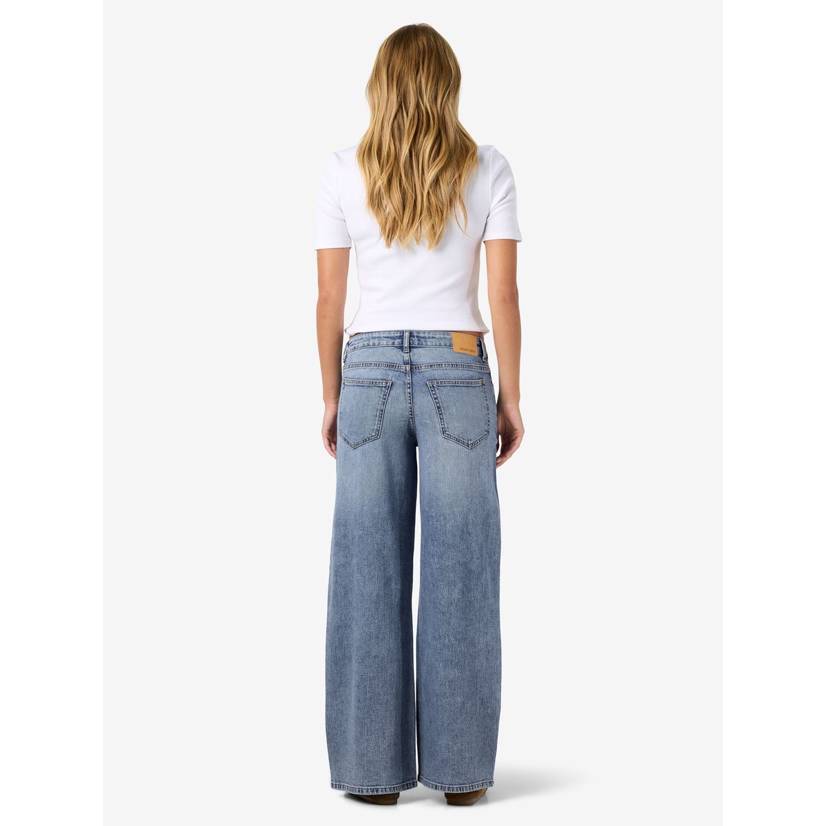 Jean À Coupe Ample bleu - light blue denim1, NOISY MAY