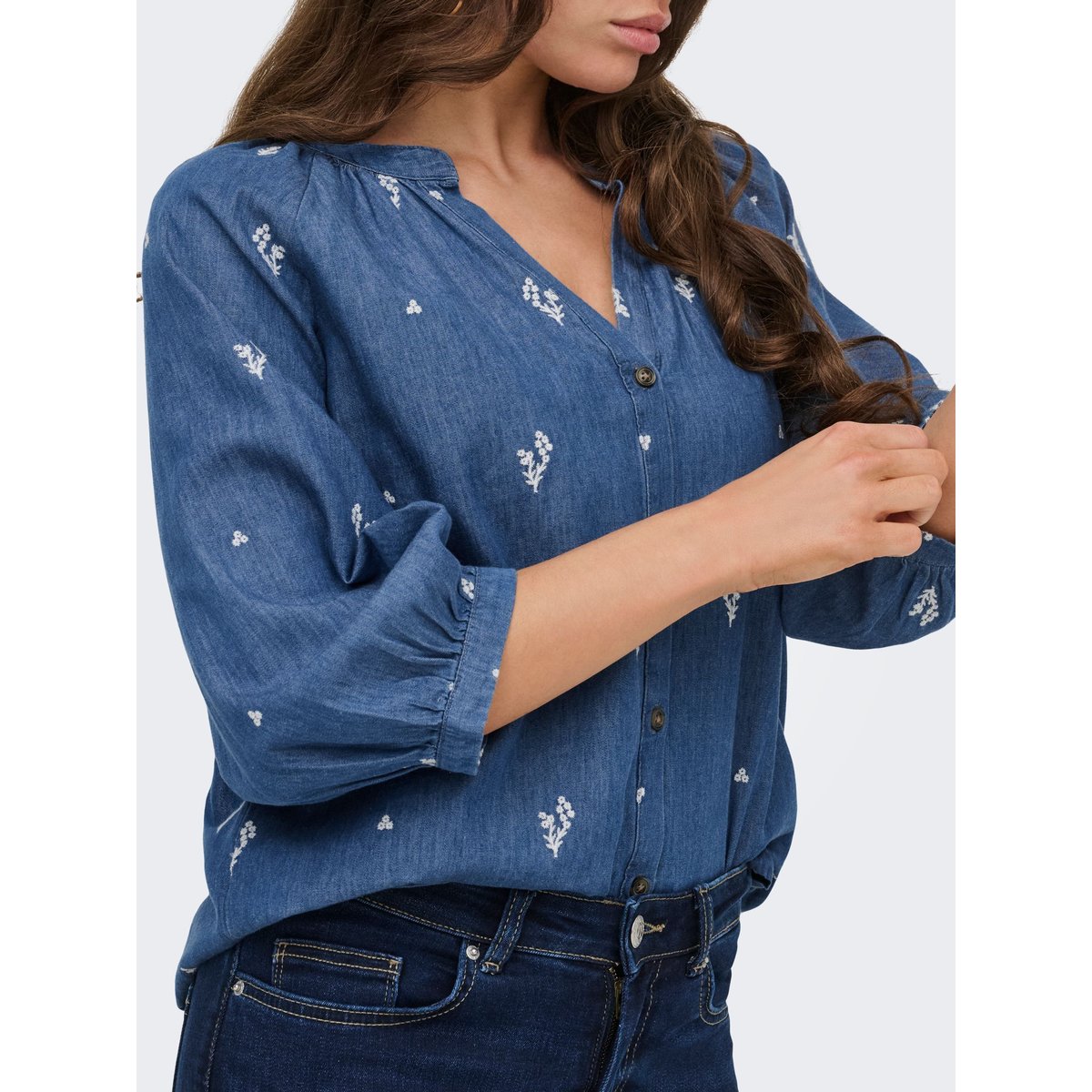 Chemise light blue denim, JDY