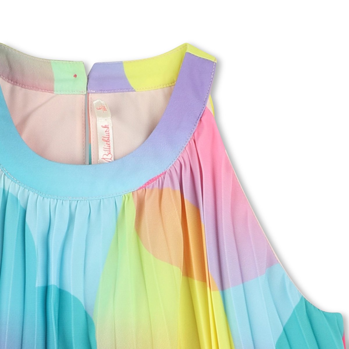 Robe plissée imprimée multico, BILLIEBLUSH