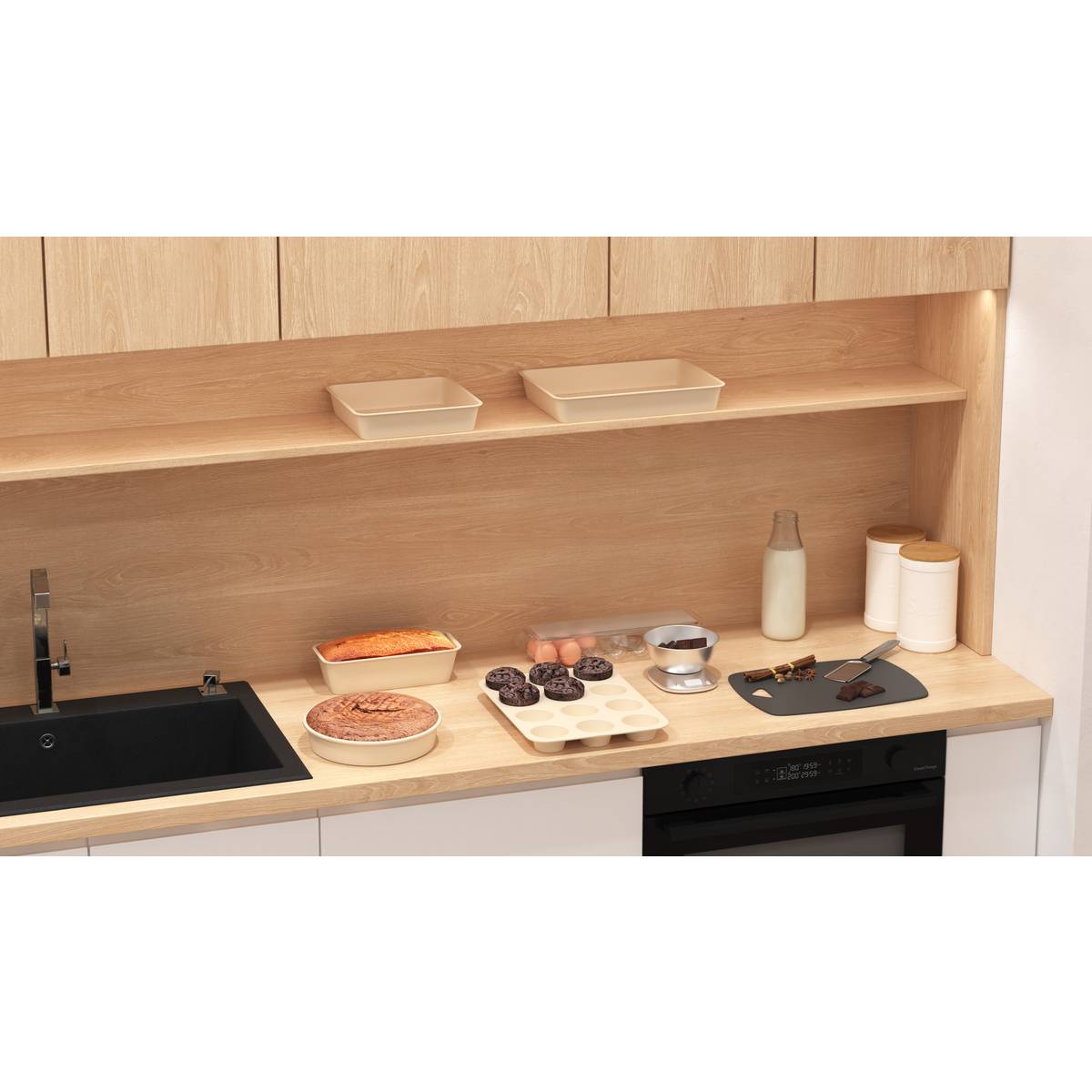 Moule à cake HARMONY beige, 5FIVE SIMPLY SMART