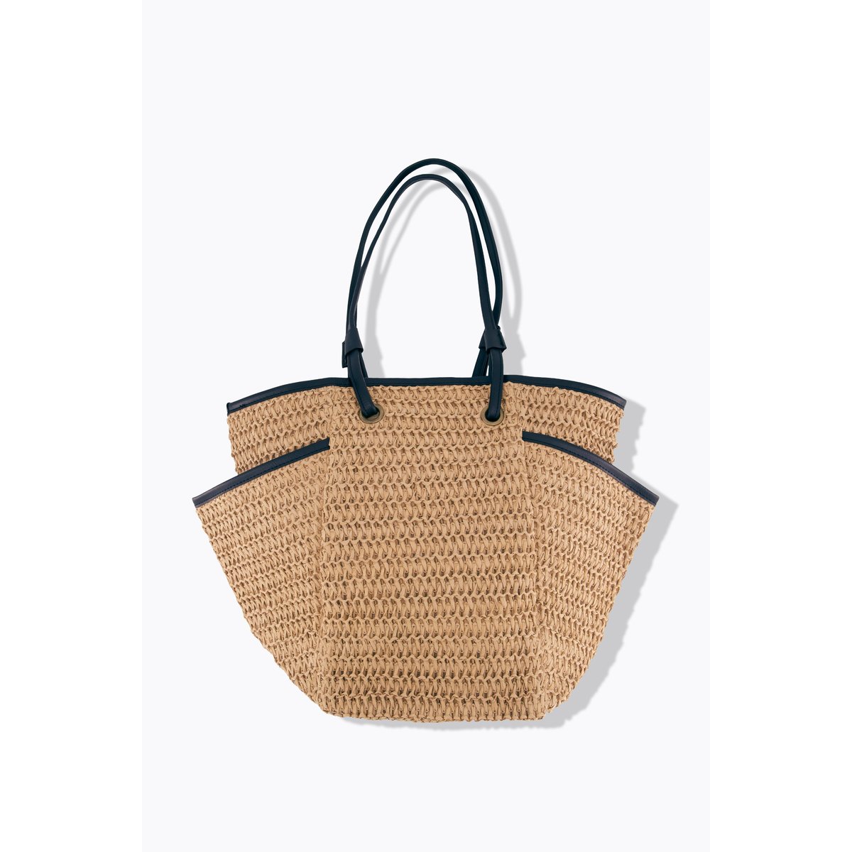 Cabas en paille beige, ULLA POPKEN