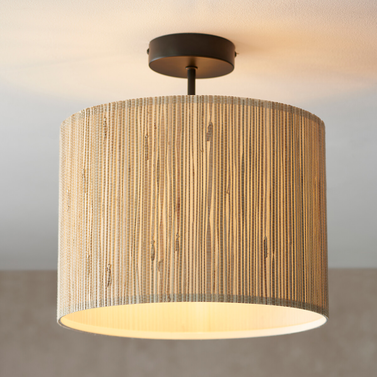 Lydia Seagrass Semi-Flush Ceiling Light black, ÉDITÉ