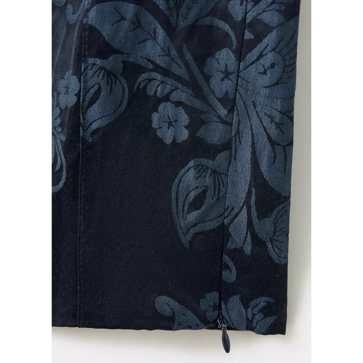 Pantalon cintré imprimé à fleurs bleu, MANGO