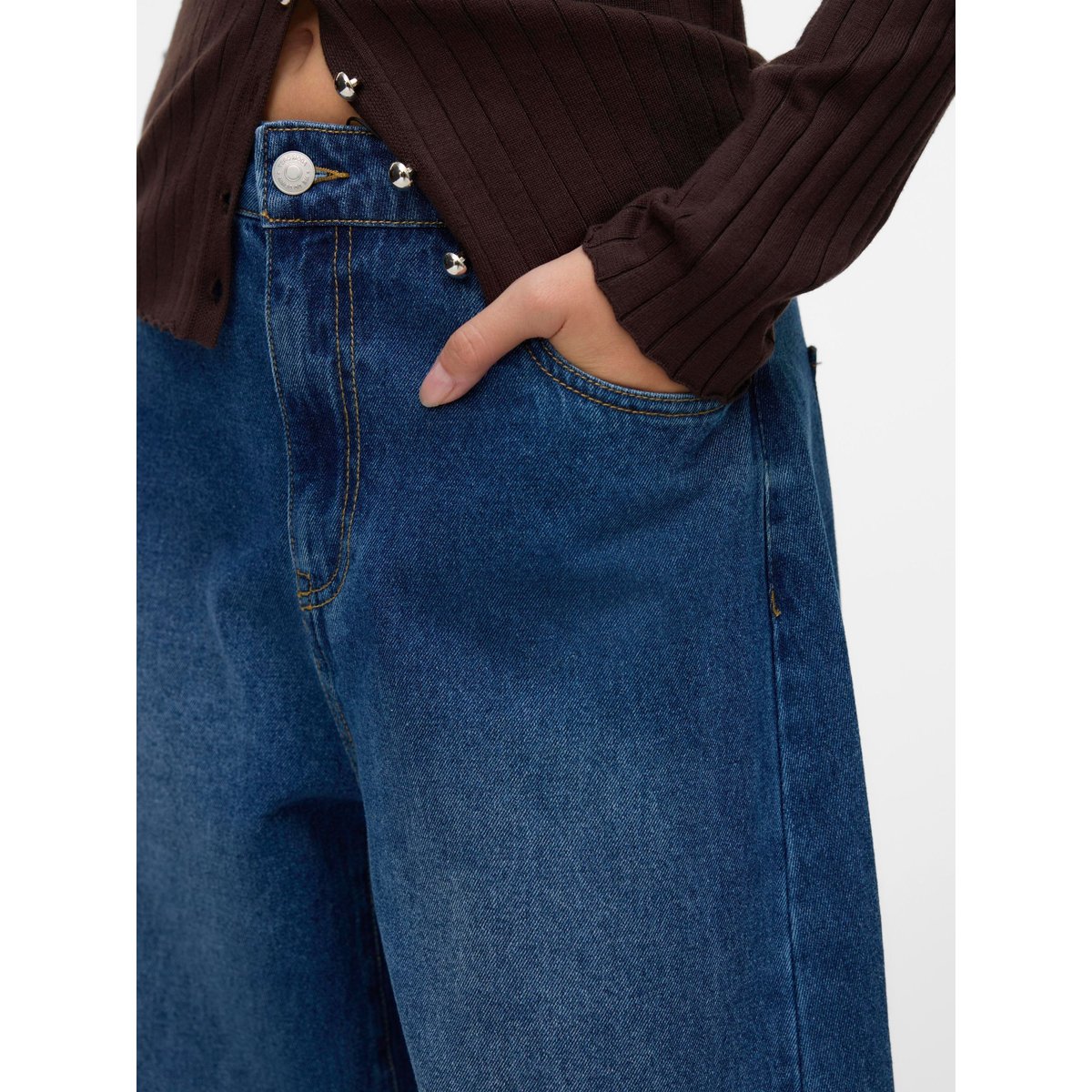 Jean Mom dark blue denim, VERO MODA