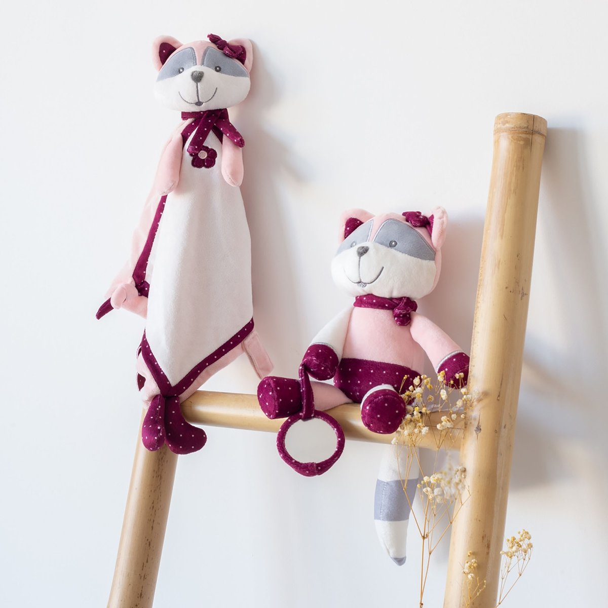 Peluche d'activités 35cm rosa, TROIS KILOS SEPT