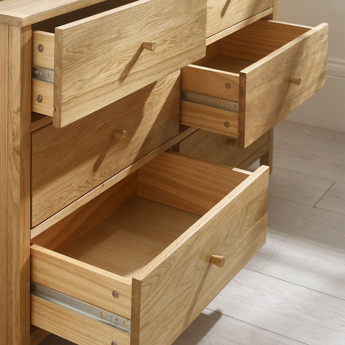 Coxhead 6 Drawer Oak Chest oak, SO'HOME