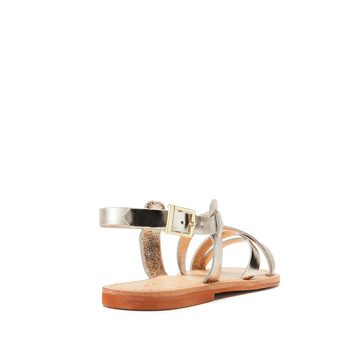 Leren sandalen Wischia platina, JONAK