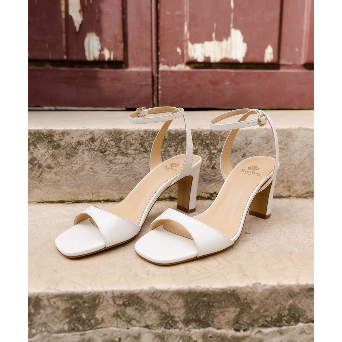 Sandales CLAIRE blanc, FINSBURY