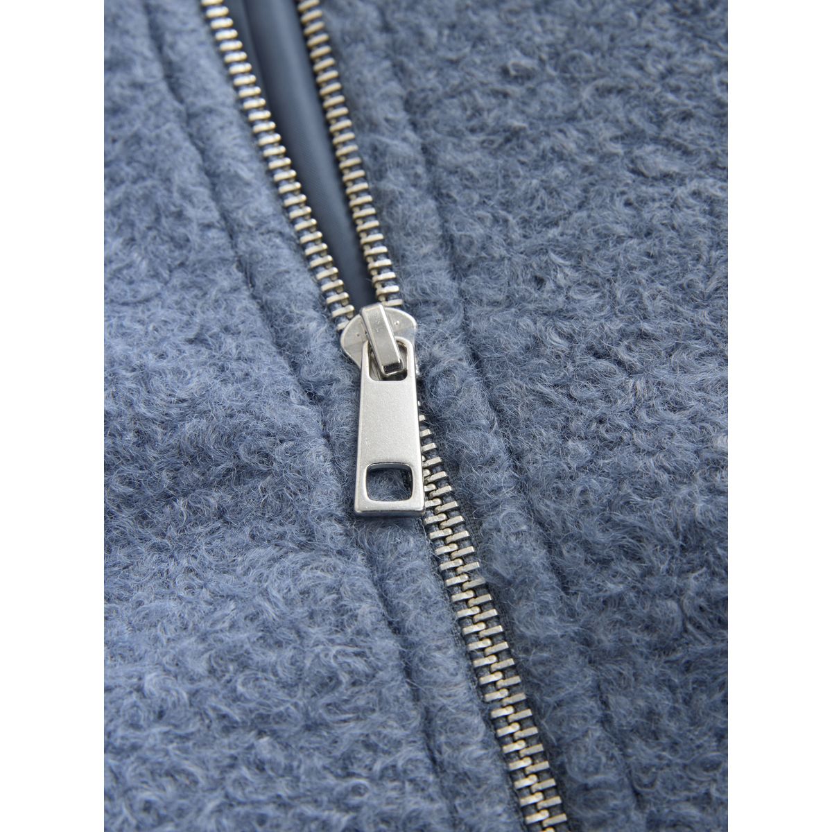Blouson aviateur style cardigan bleu, NEXT