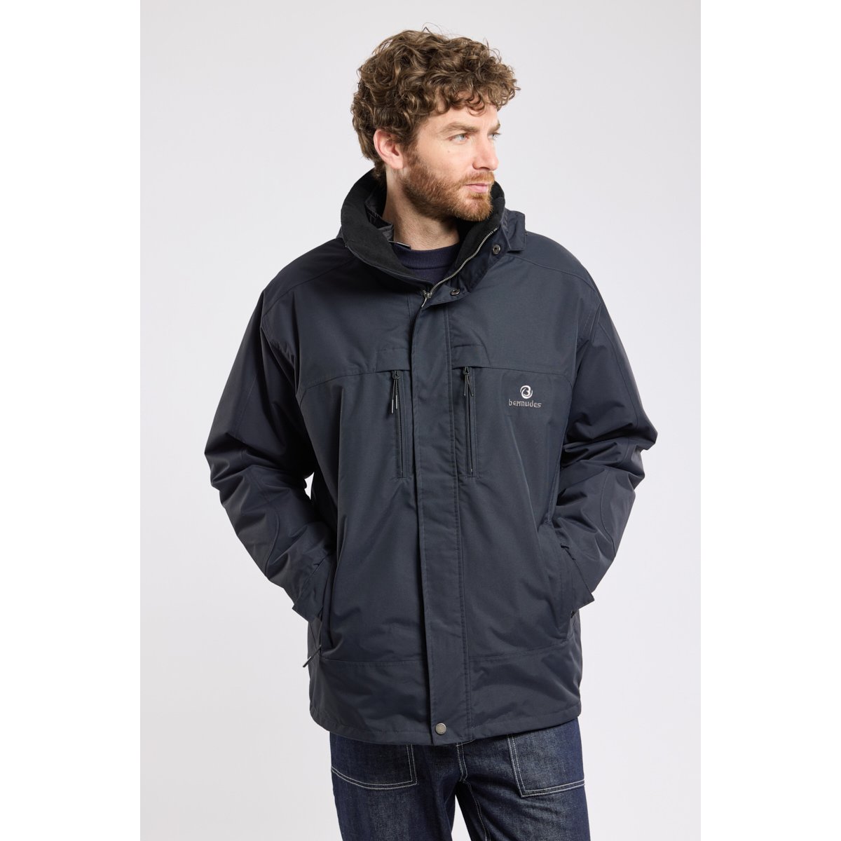 Parka Imper-respirante HIKER navy, BERMUDES
