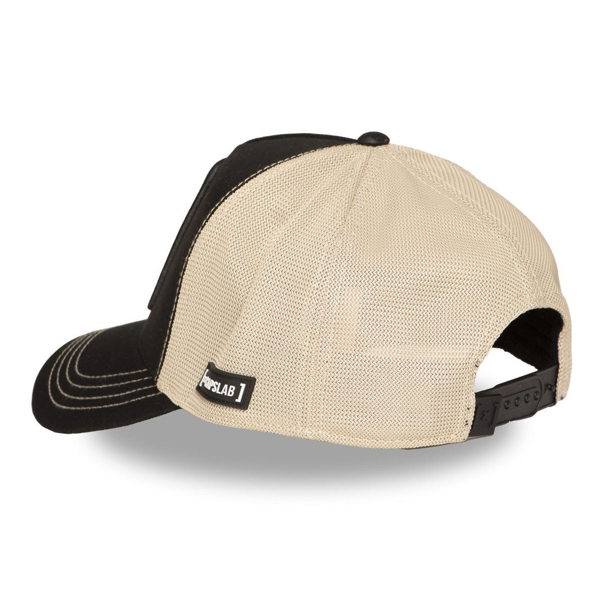 Casquette trucker Snoopy noir/beige/rouge, CAPSLAB