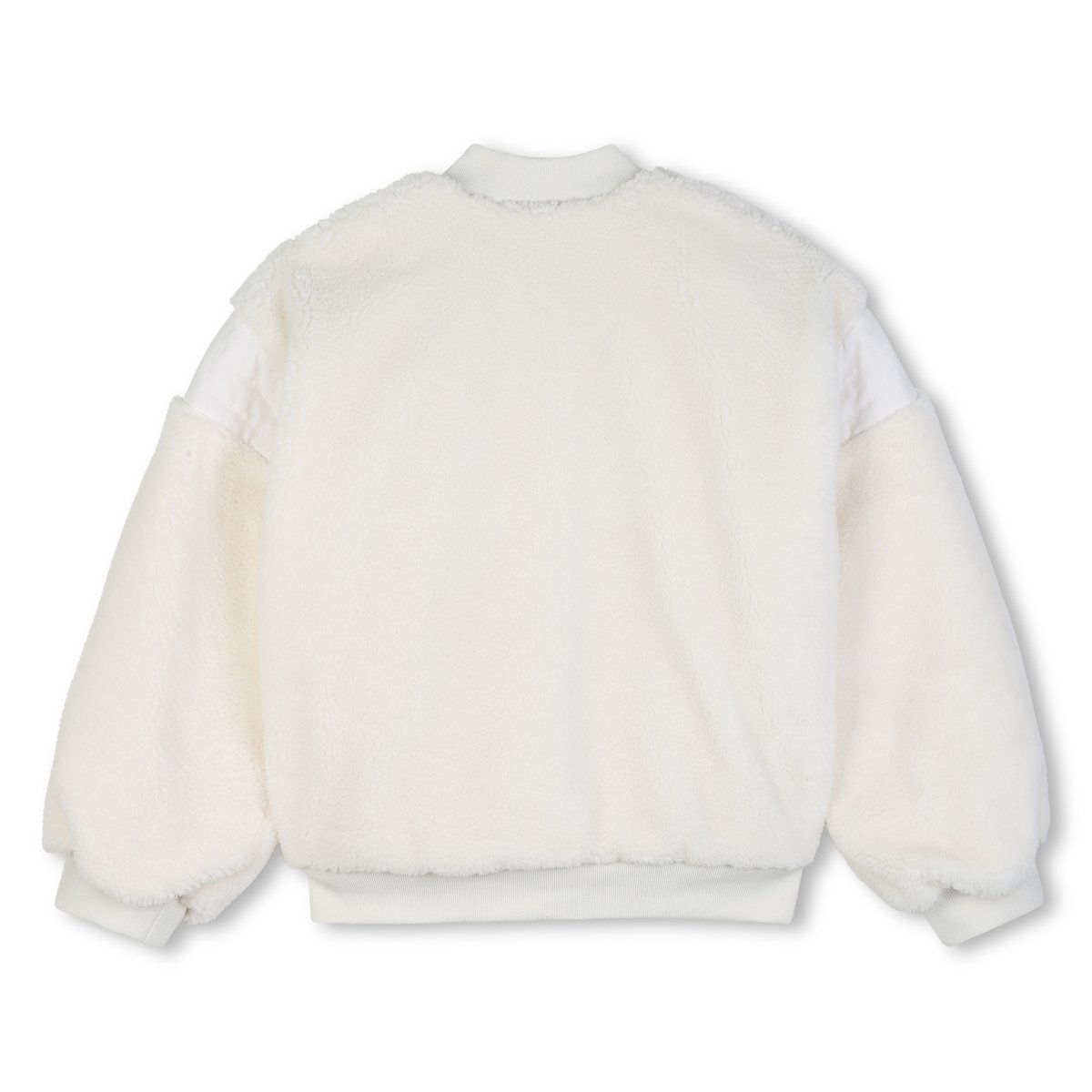 Blouson en sherpa ivory, BOSS KIDSWEAR