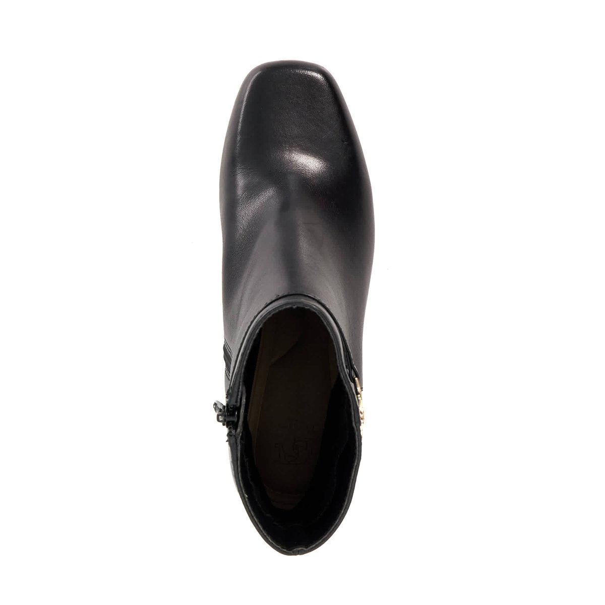 Bottines en cuir à talon carré - OAKLEE black-leather, DUNE LONDON