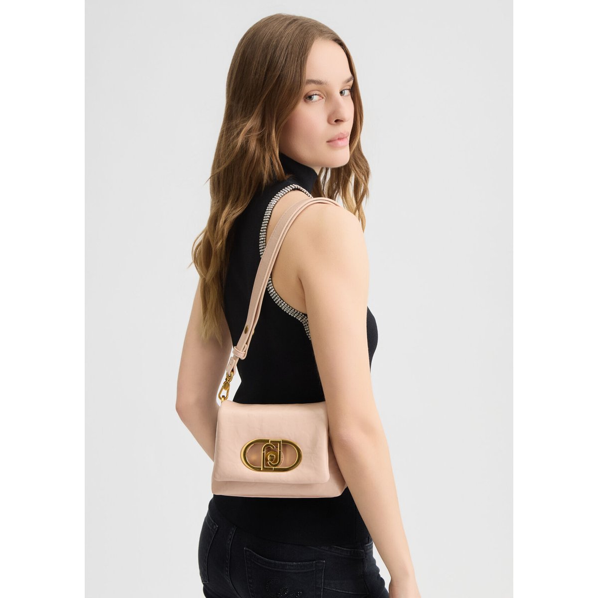 Sac petit format LaPuffy rose poudre, LIU JO