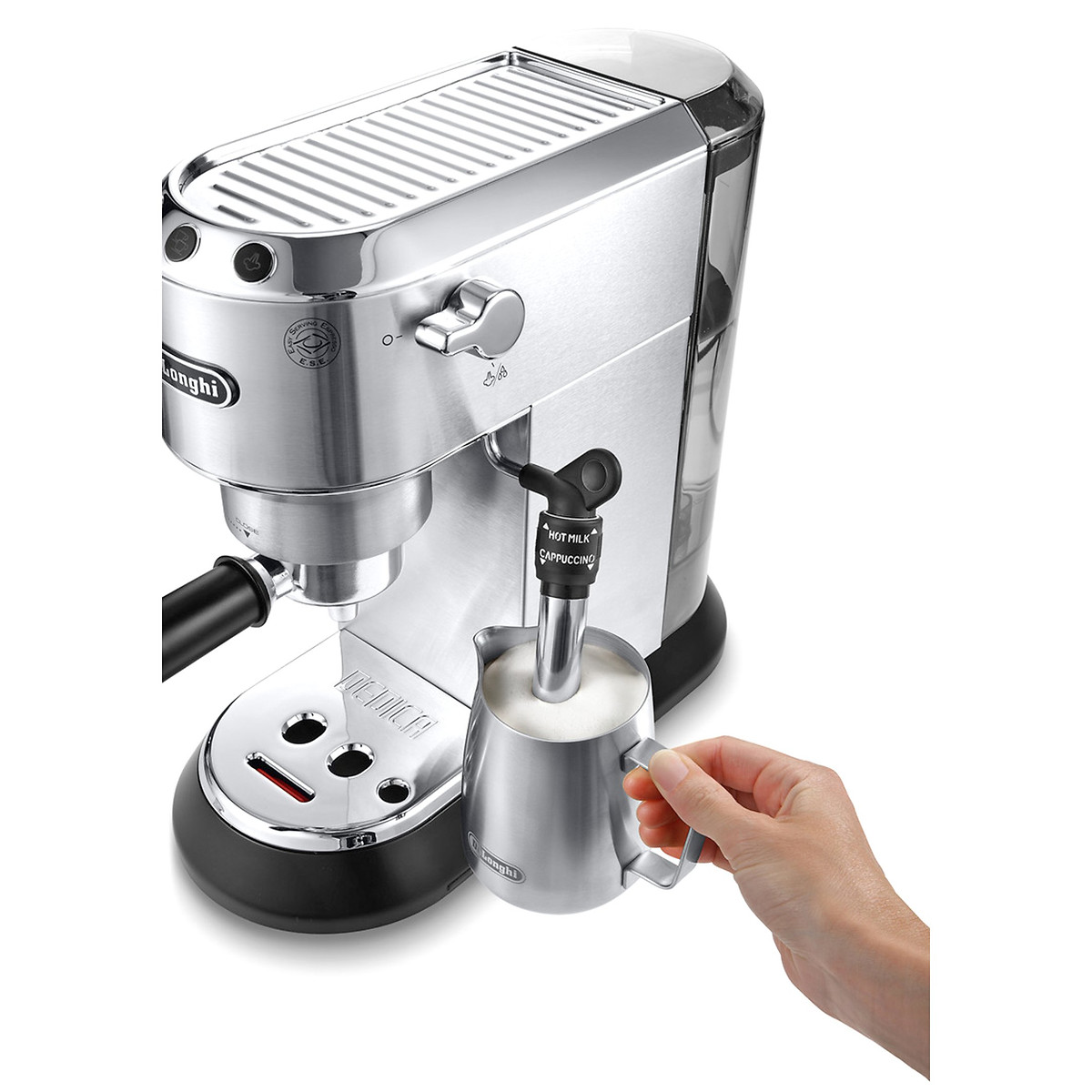 Expresso pompe ultra-compacte Dedica EC695.M inox, DELONGHI