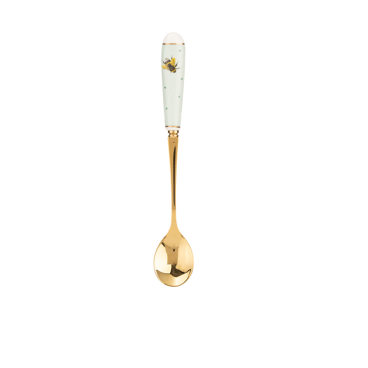 Set of 4 Bee Teaspoons in Gold multi-coloured, YVONNE ELLEN