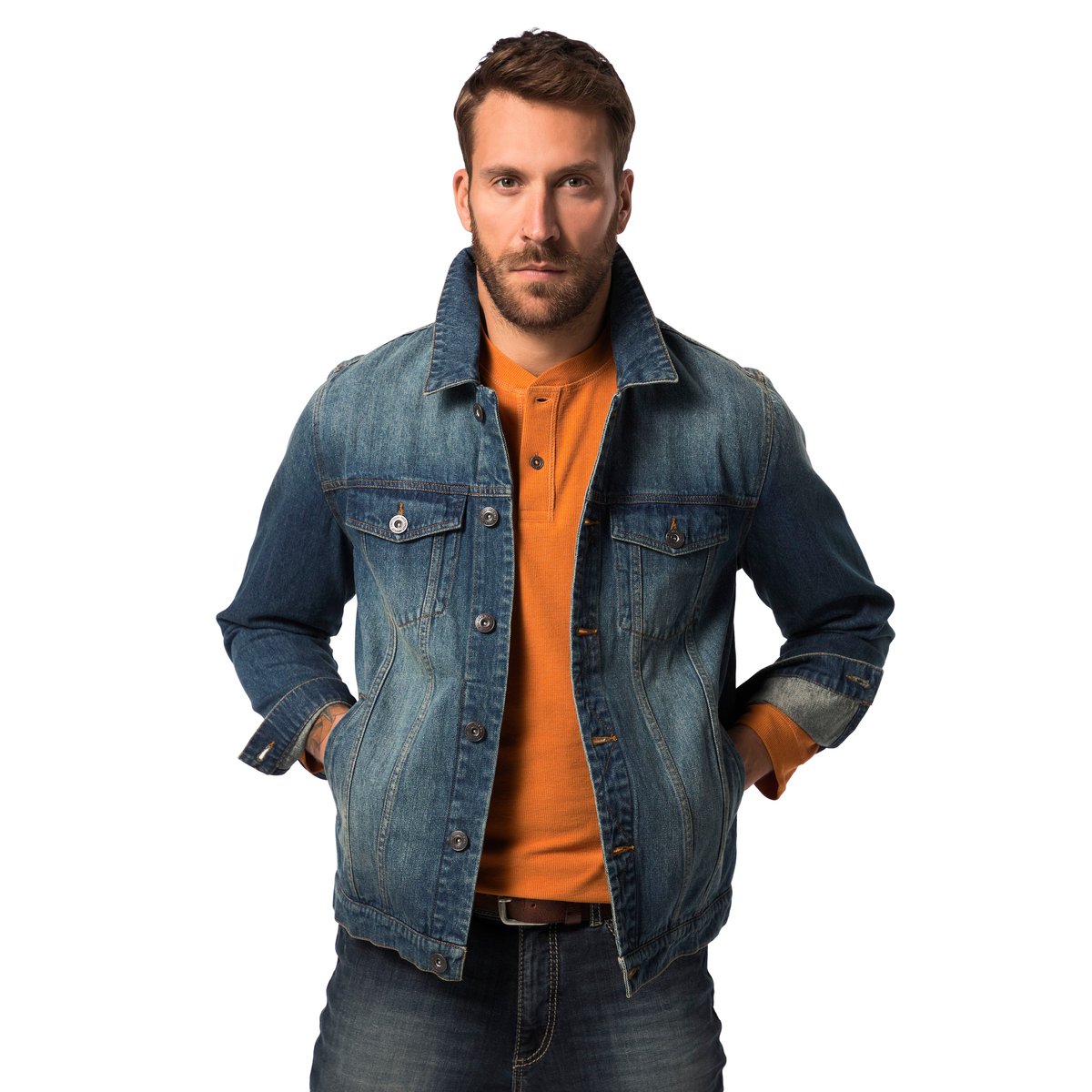 Veste en jean bleu jean, JP1880