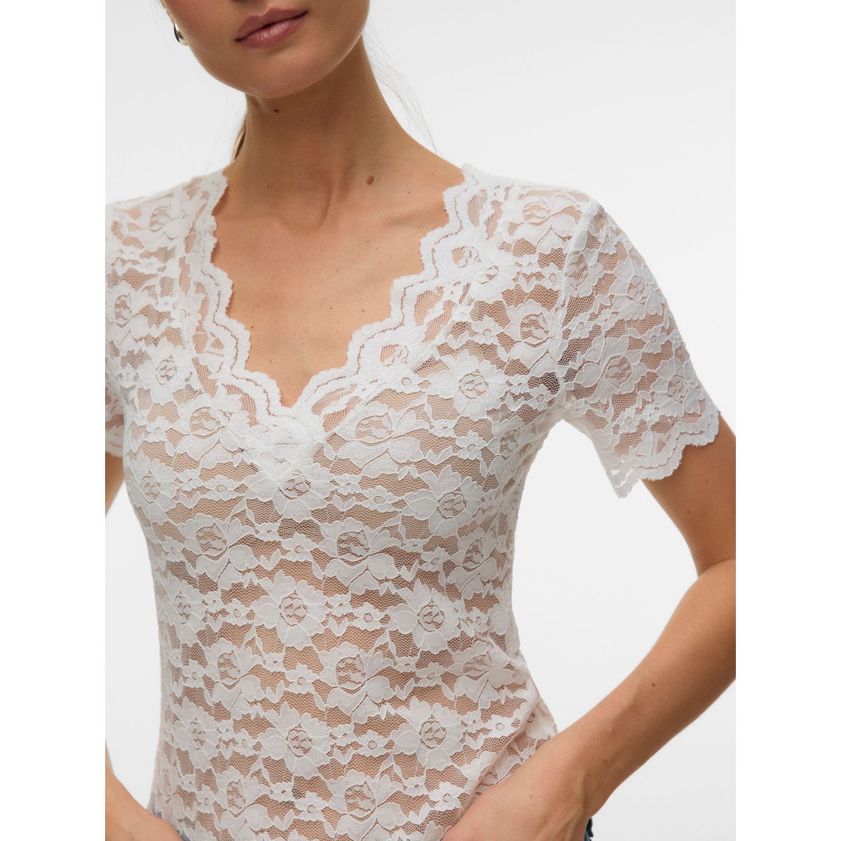 Top star white, VERO MODA