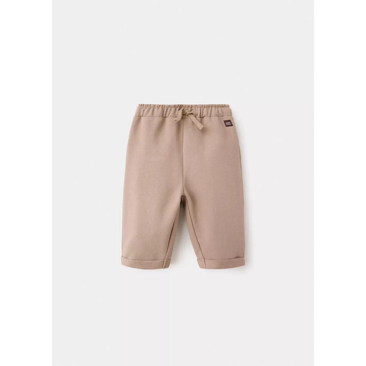 Pantalon jogger coton marron moyen, MANGO BABY