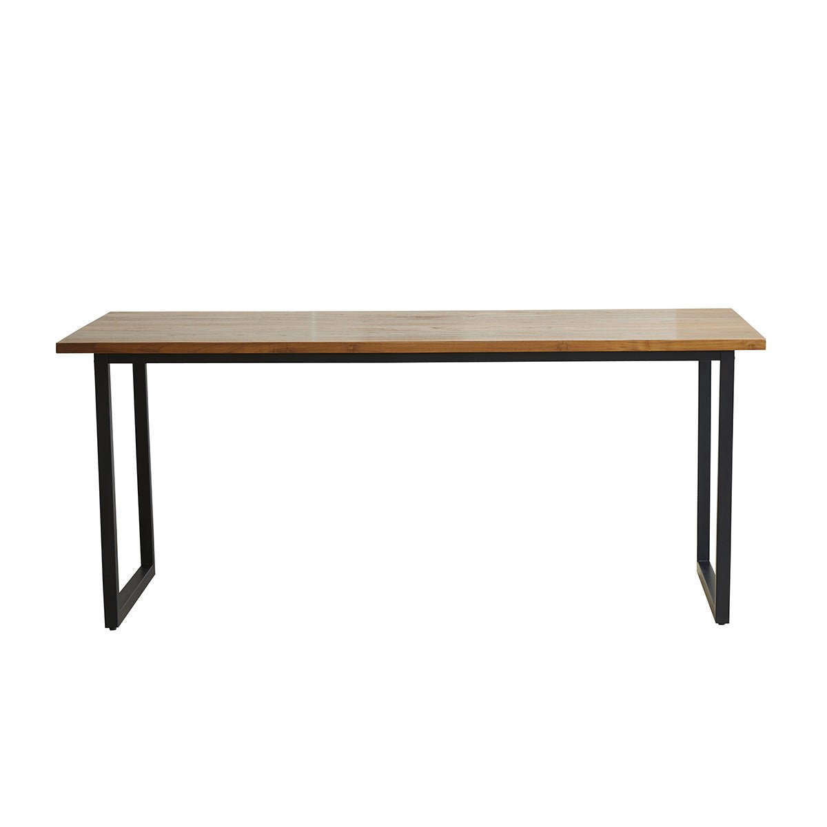 Table en bois de teck et métal 8 pers. HUGO naturel, BERAH GETAH