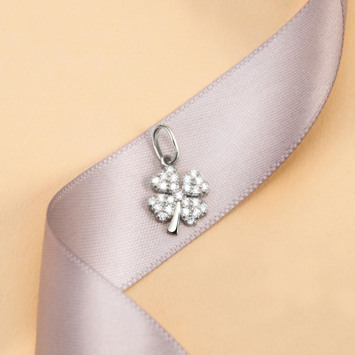 Pendentif En Or Blanc 375 Lady argent, BLUESPIRIT