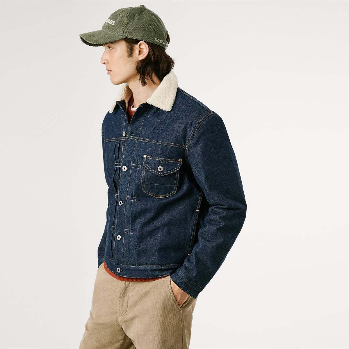 Veste Coupe Regular En Denim 12oz blue rigid denim, PEPE JEANS
