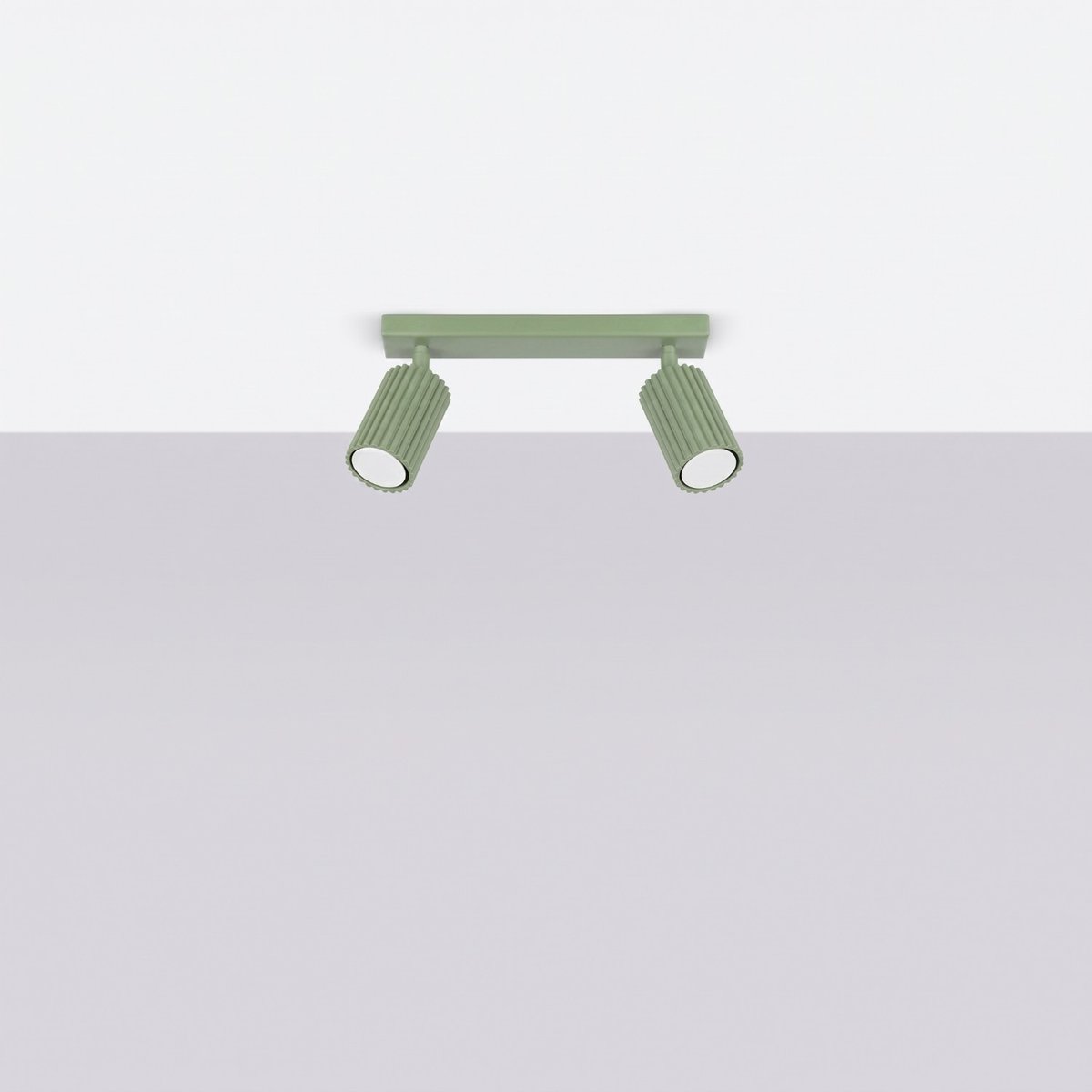 Plafonnier Aluminium Sauge GU10 1 Karbon sauge, EDEN