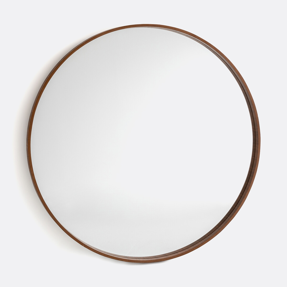 Miroir rond plaqué noyer Ø100 cm, Alaria noyer, LA REDOUTE INTERIEURS