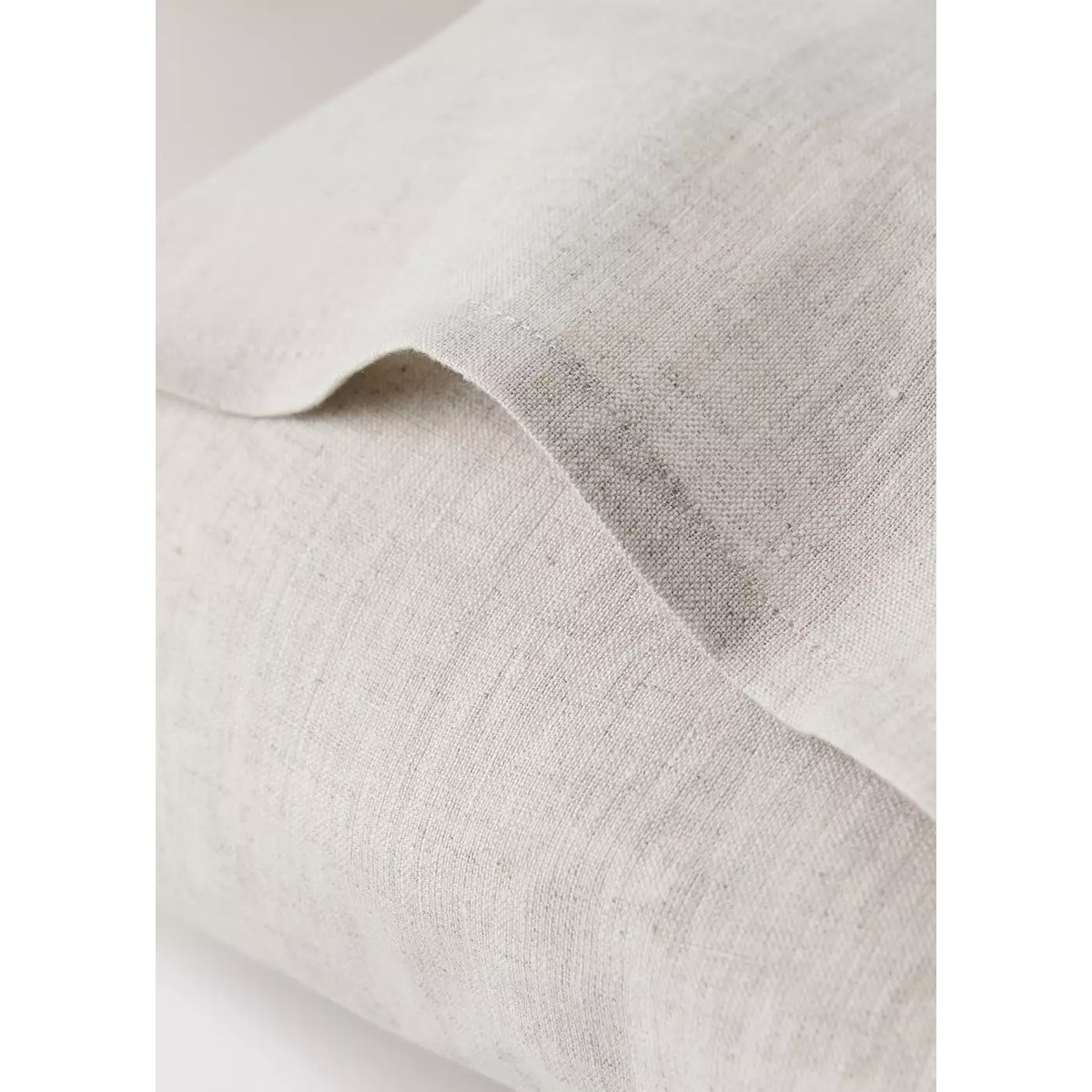 Taie d'oreiller lin lavé ajouré 30x50 cm beige, MANGO HOME