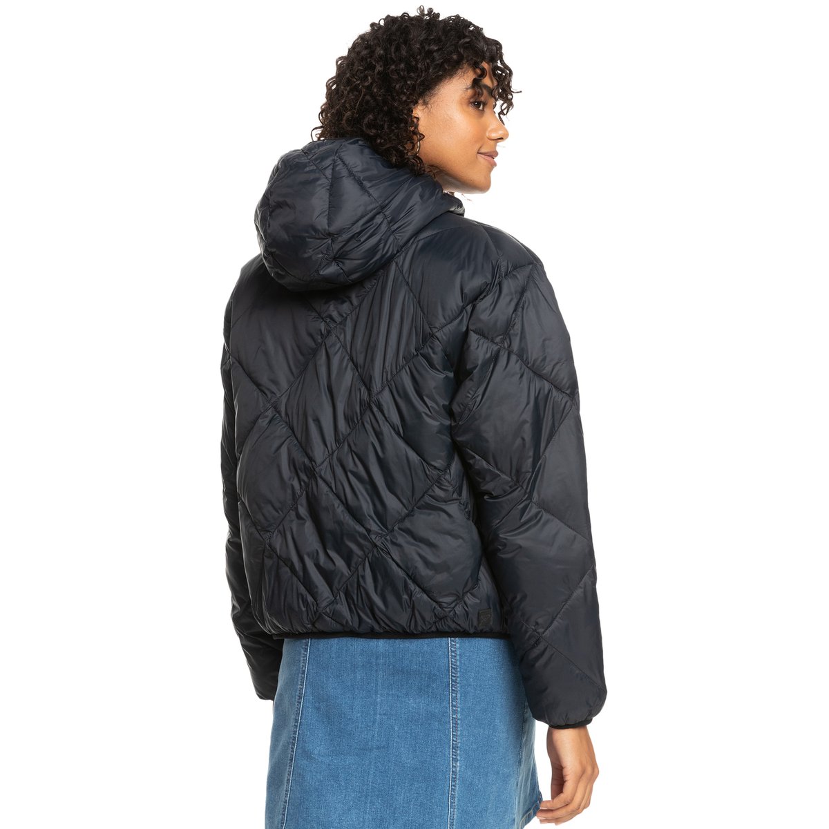Veste matelassée compacte WIND SWEPT. noir anthracite, ROXY
