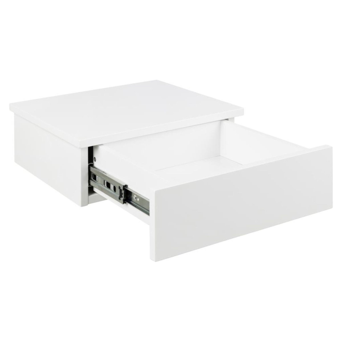Table de chevet suspendu 1 tiroir - AIX blanc, HELLIN, DEPUIS 1862