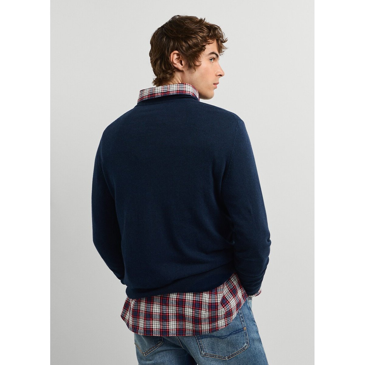 Sweat col rond bleu marine, PEPE JEANS