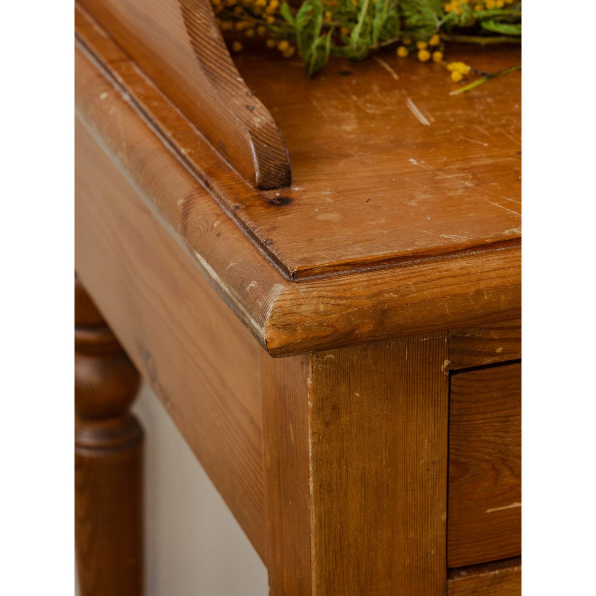 Coiffeuse vintage en bois clair Louise N°259 - Bon état bois clair, DEBONGOUT