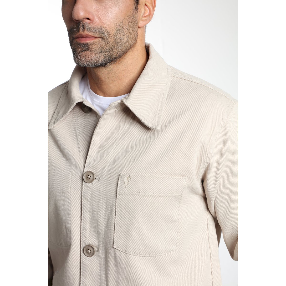 Veste en coton regular JULES beige, GENTLEMAN FARMER