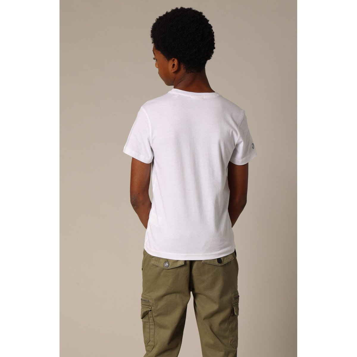 T-shirt garçon vegas en jersey de coton VEGAS white, DEELUXE