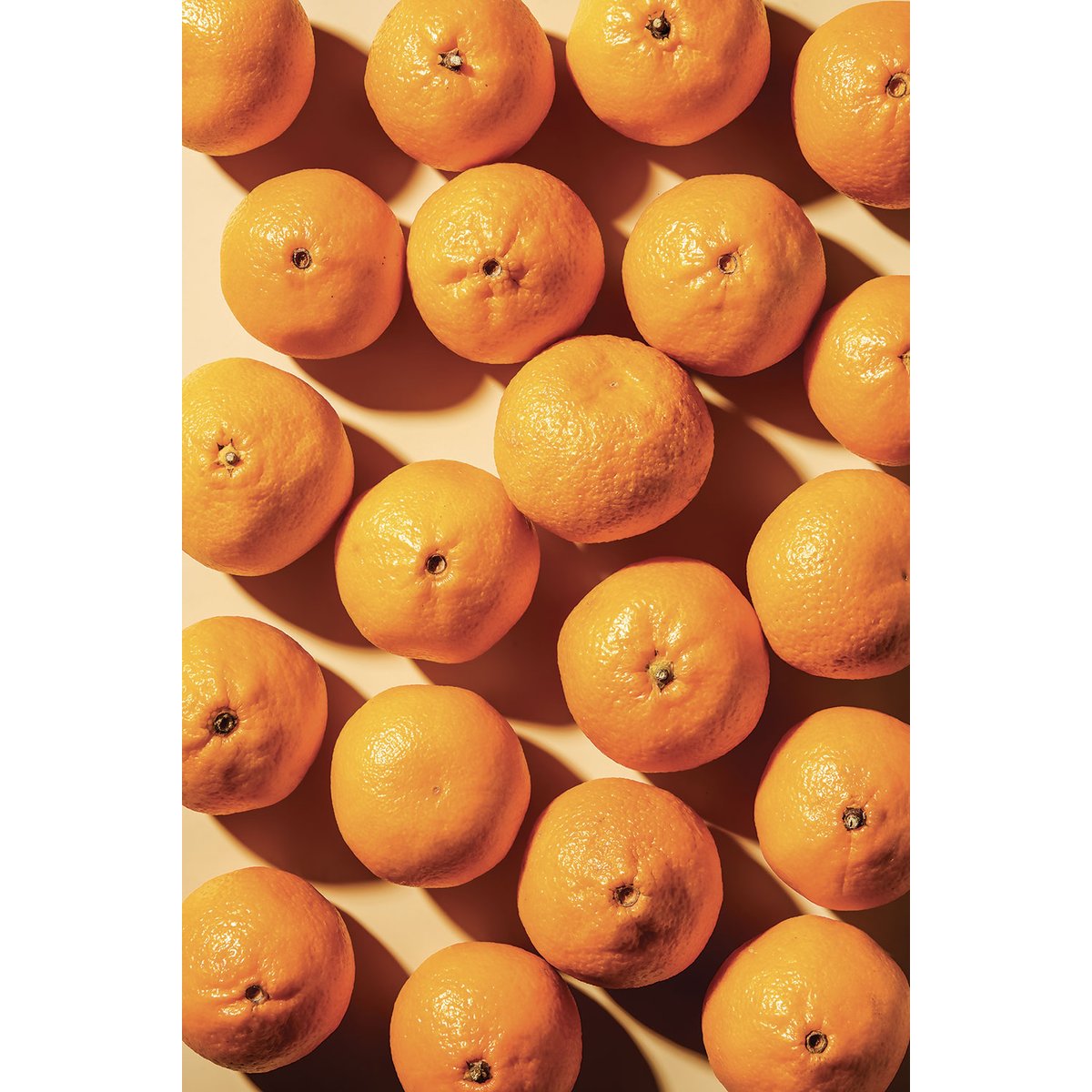 Tableau cuisine orange vitaminée toile imprimée, HEXOA