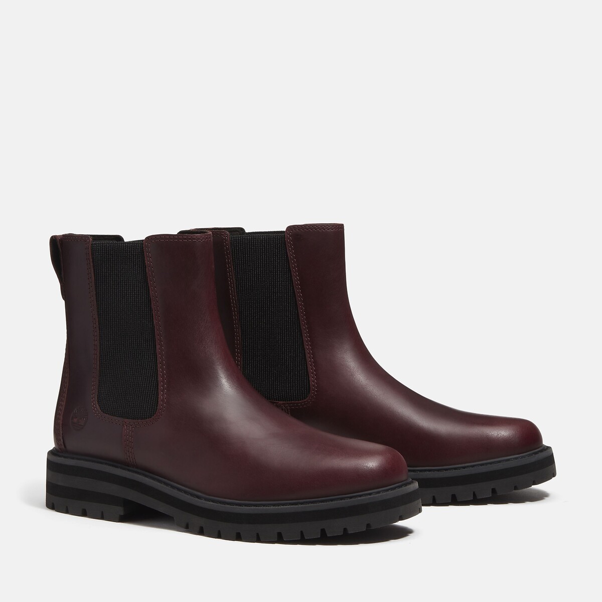 Bottines en cuir, BRITTON DRIVE MID CHELSEA bordeaux, TIMBERLAND
