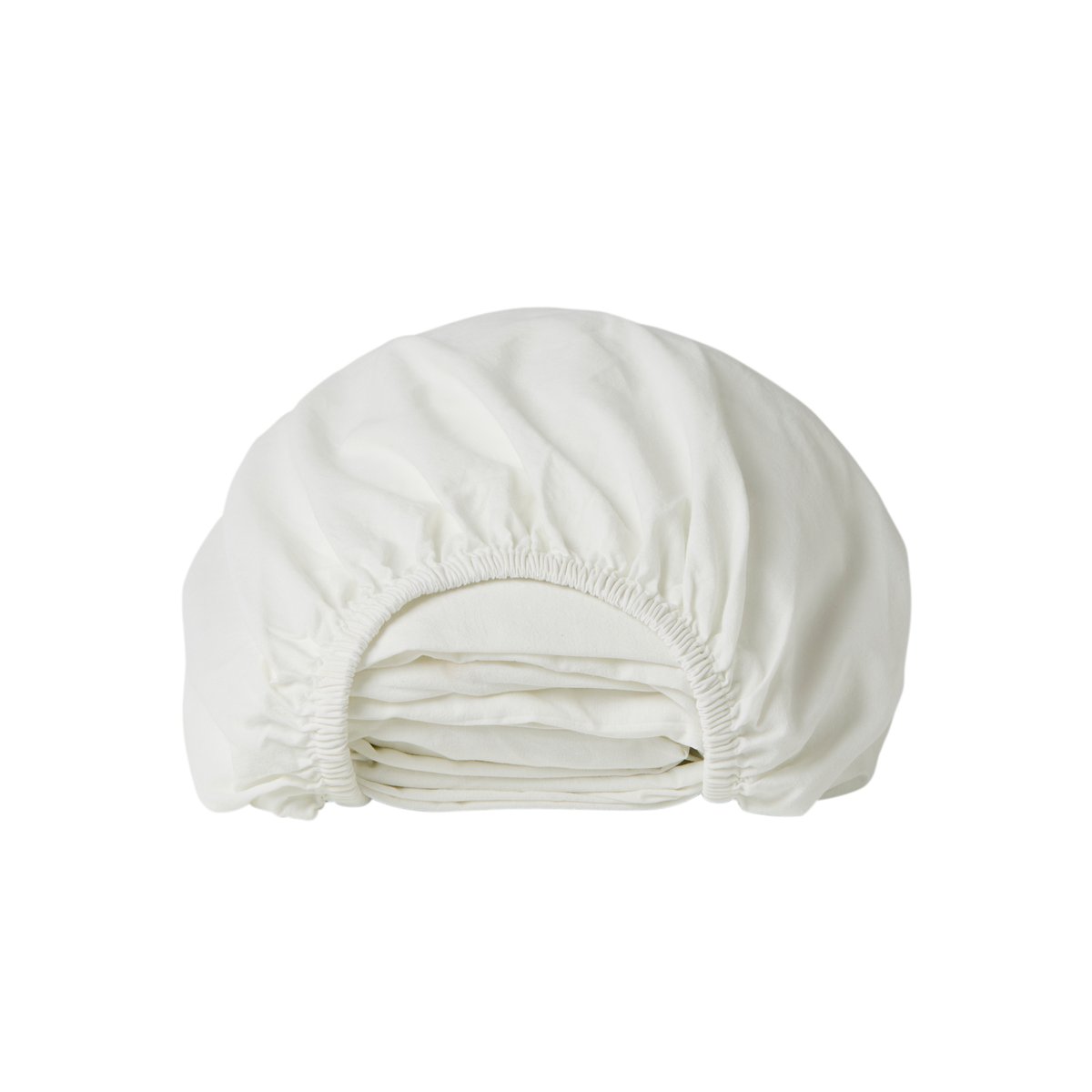 Drap housse coton ORIGINE ivoire, CARRE BLANC