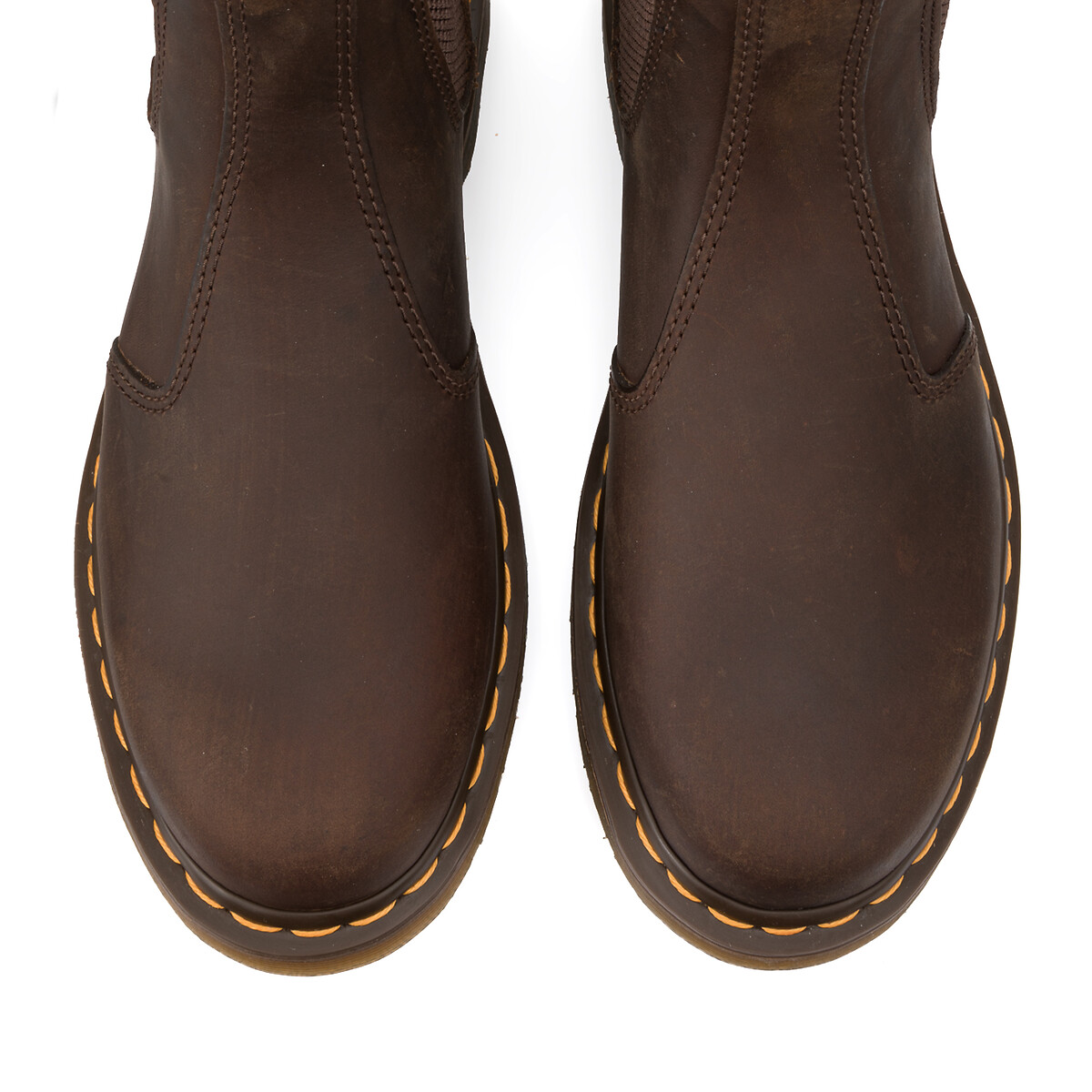 2976 YS Chelsea Boots in Crazy Horse Leather brown, DR. MARTENS