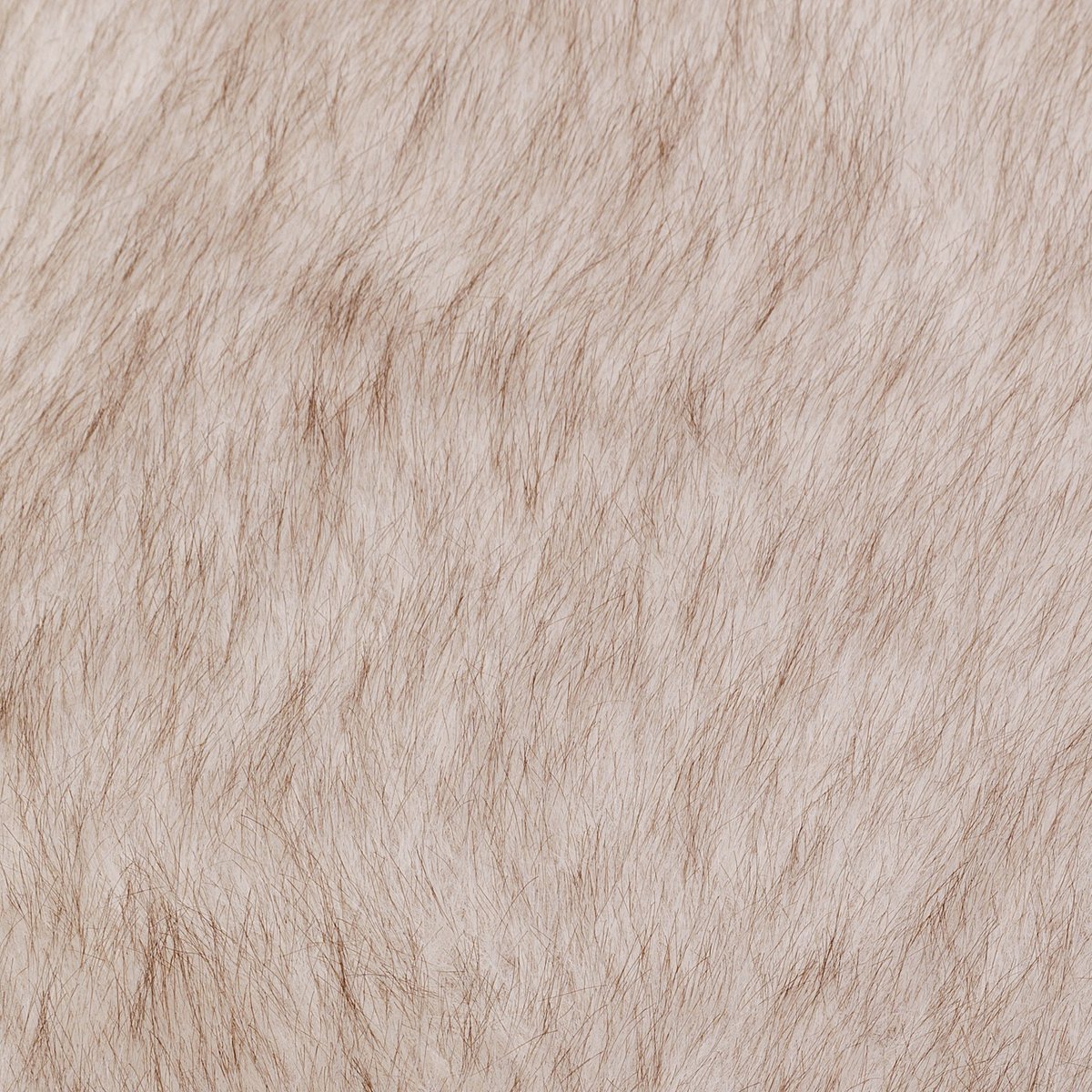 Canapé 2 places en polyester poils longs, LILJA beige, KARE DESIGN