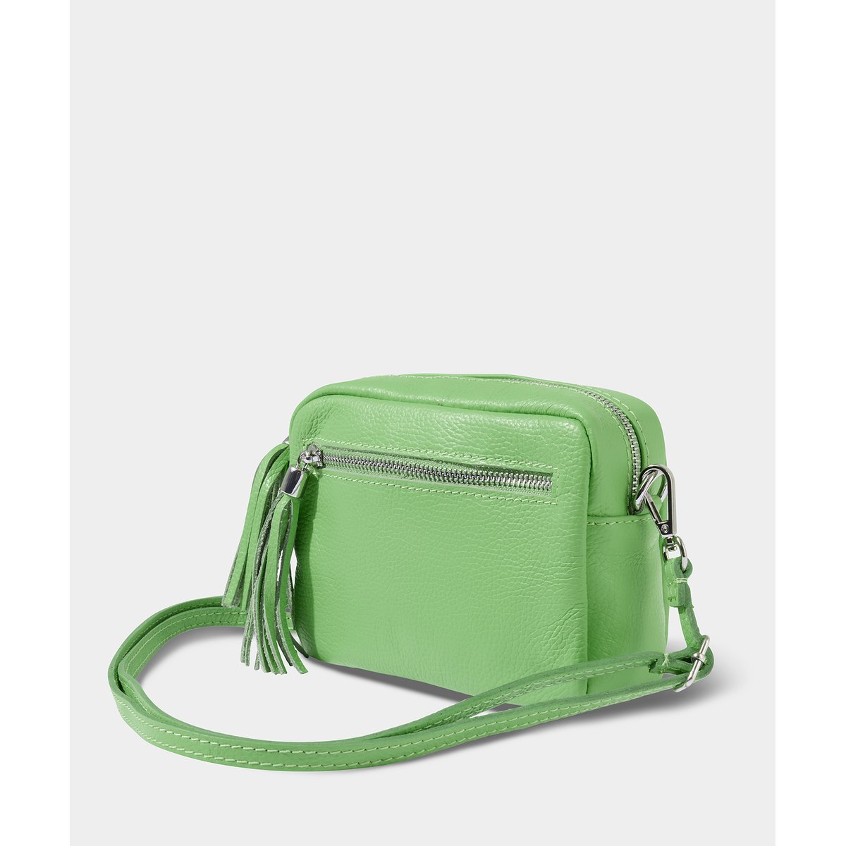 Sac Porté Croisé Mini Cuir vert, JOE BROWNS