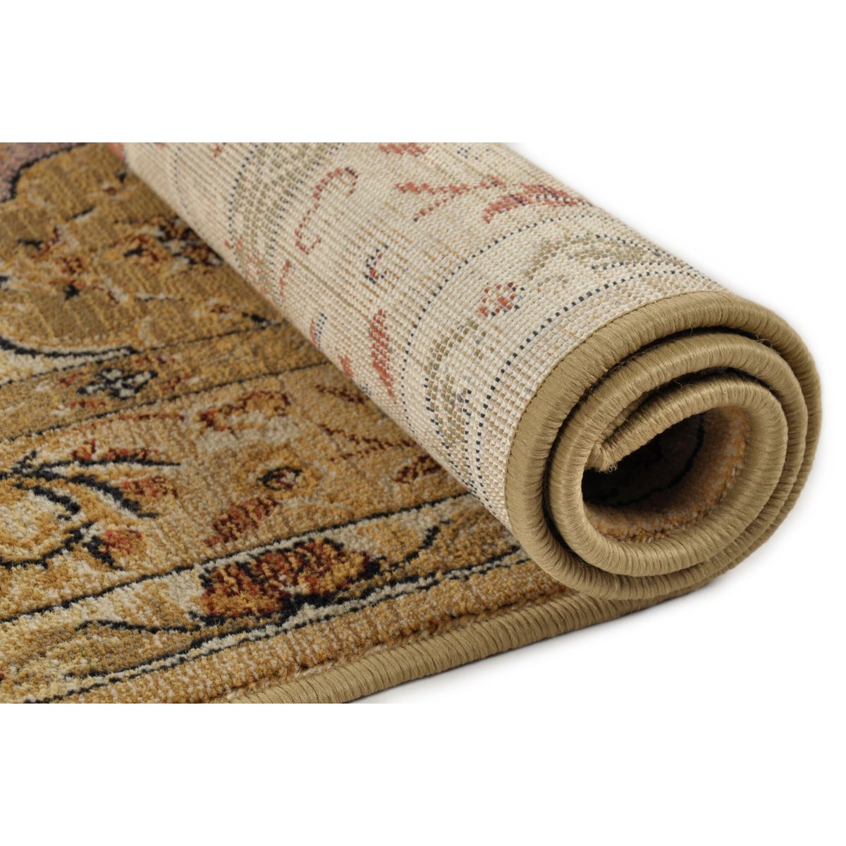 Tapis tissé à poils courts - GABIRO beige, THEKO