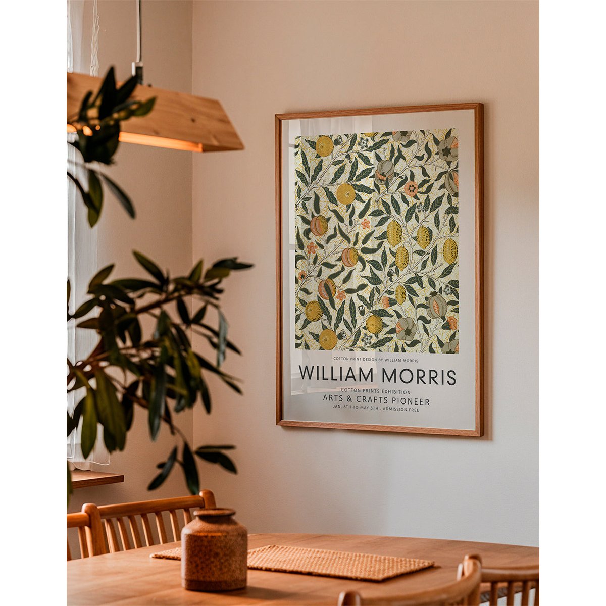 Affiche avec tableau décoratif, 50 x 70 cm multicolore, HANNUN