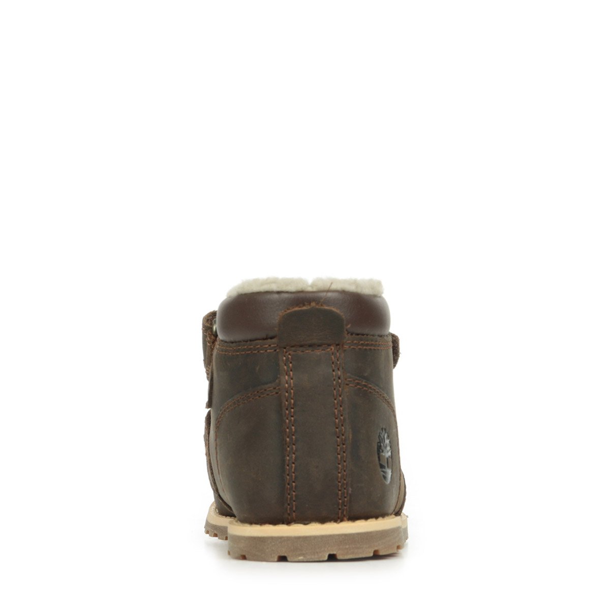 Bottines Pokey Pine Mid Warm Lined Hook and Loop Boot dark brown, TIMBERLAND