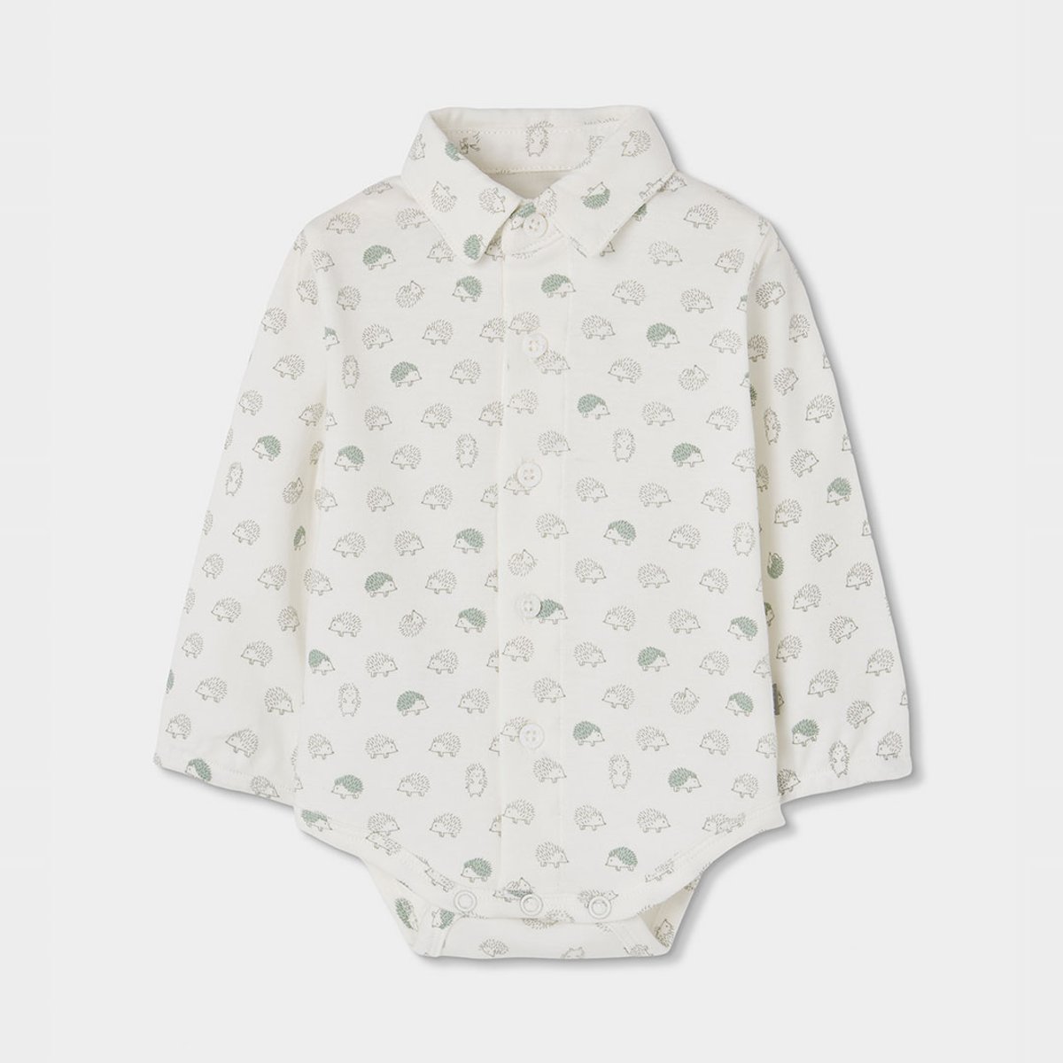 Ensemble bébé garçon en maille imprimé hérissons beige, BOBOLI