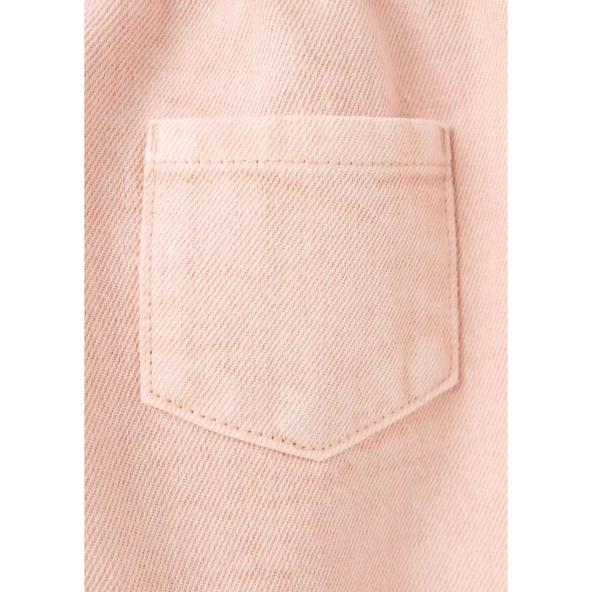 Pantalon droit 100 % coton rose, MANGO BABY