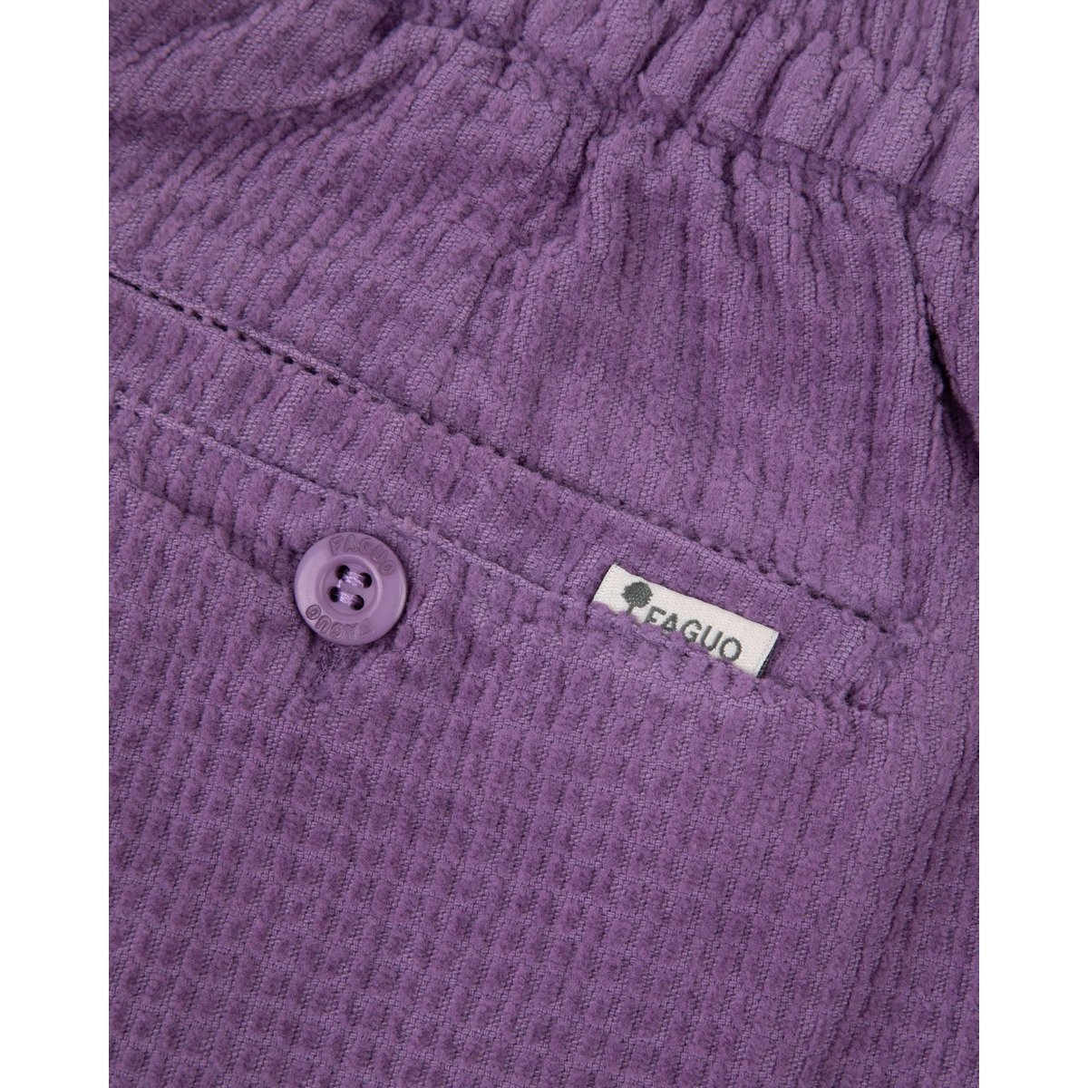 Short élastique CHEVRE violet, FAGUO
