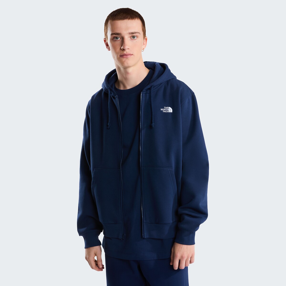 Kapuzenpullover SIMPLE DOME mit Reissverschluss marine, THE NORTH FACE