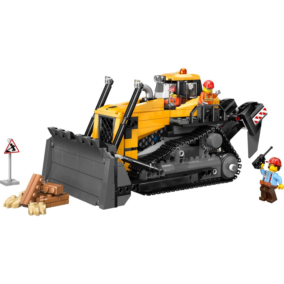 LEGO City - Bulldozer Jaune - Modèle de Construction 60466 multicolore, LEGO
